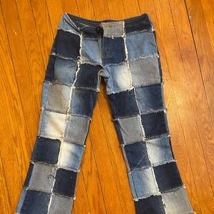 Vintage Patchwork Jeans!🌞